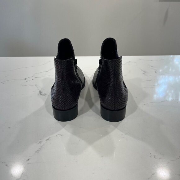 Gabor SNAKE in Whiskey Red women's ankle boots with leather design size 4.5 /7US - Picture 6 of 14